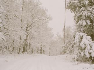 Winter Road to Ashfield